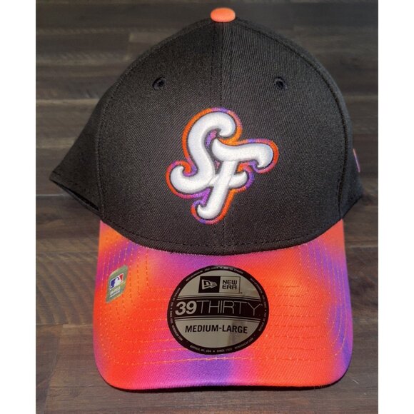 Men's New Era  Black/Orange San Francisco Giants 2025 City Connect 39THIRTY M/L - Picture 1 of 5